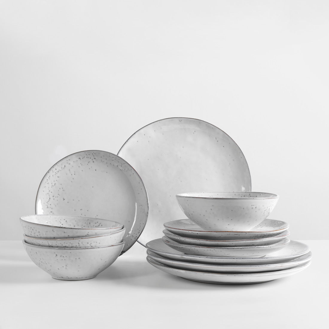 Nordic Sand Set de vaisselle pour quatre