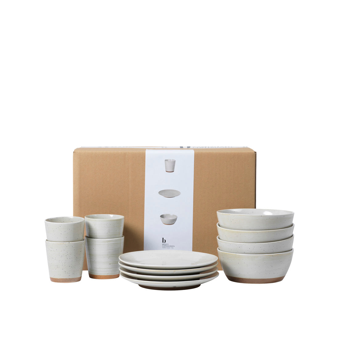 Grød Morgenmadssæt til fire