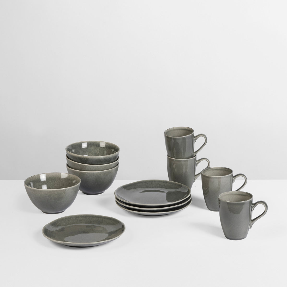 Nordic Rain Set de vaisselle pour quatre