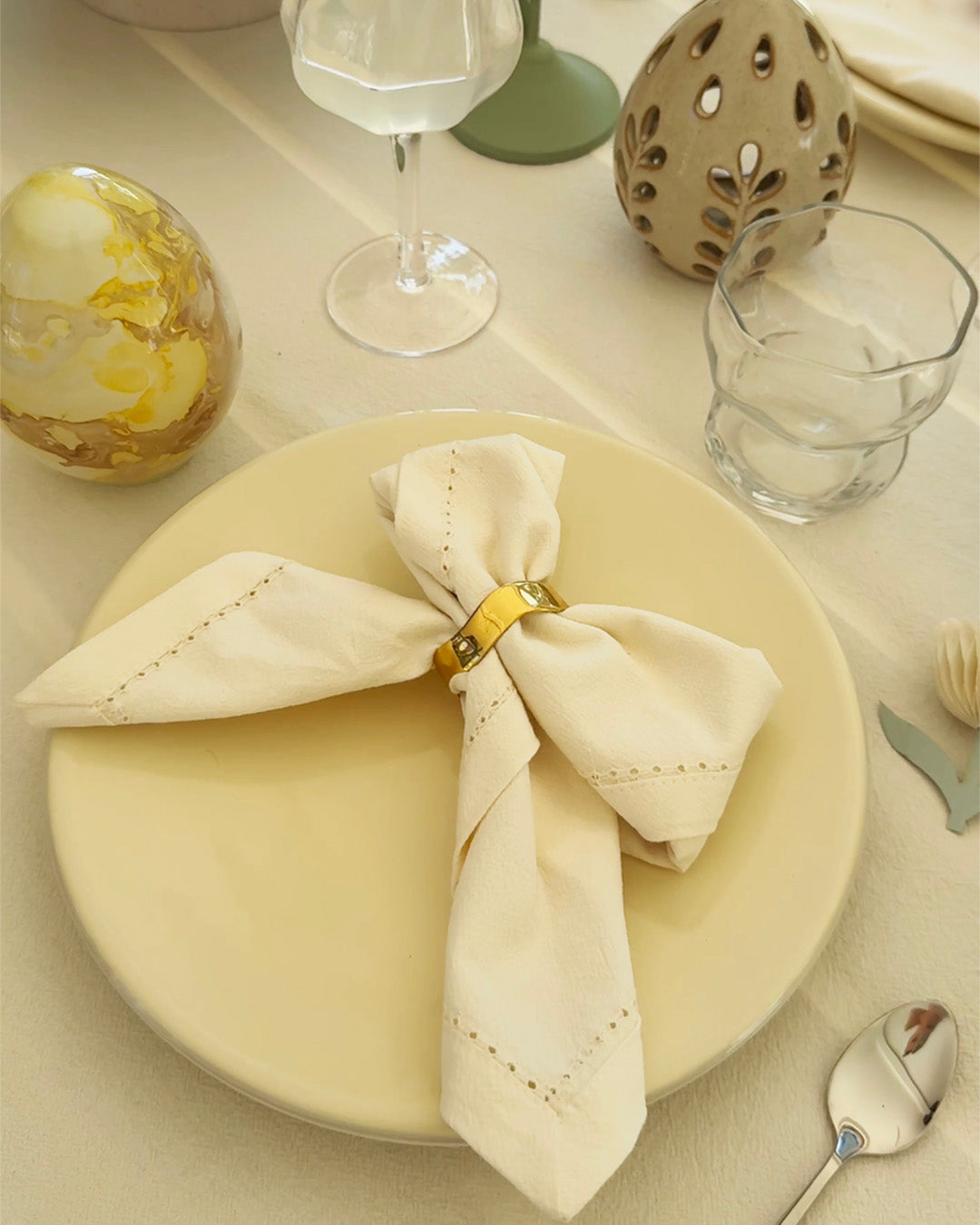 Elegante sløjfeservietter