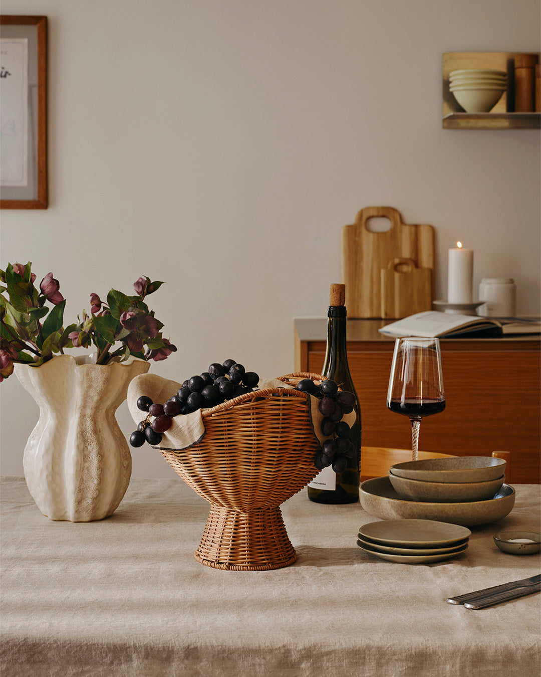 Rustic Taper Candle – Broste Copenhagen