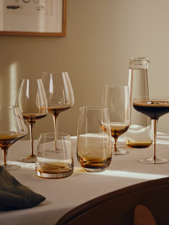 Amber Rødvinsglas