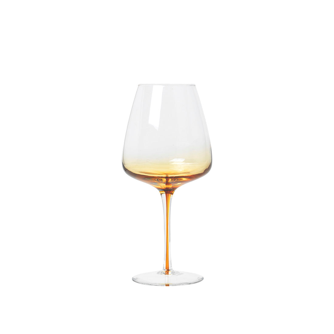 Amber Red wine glass