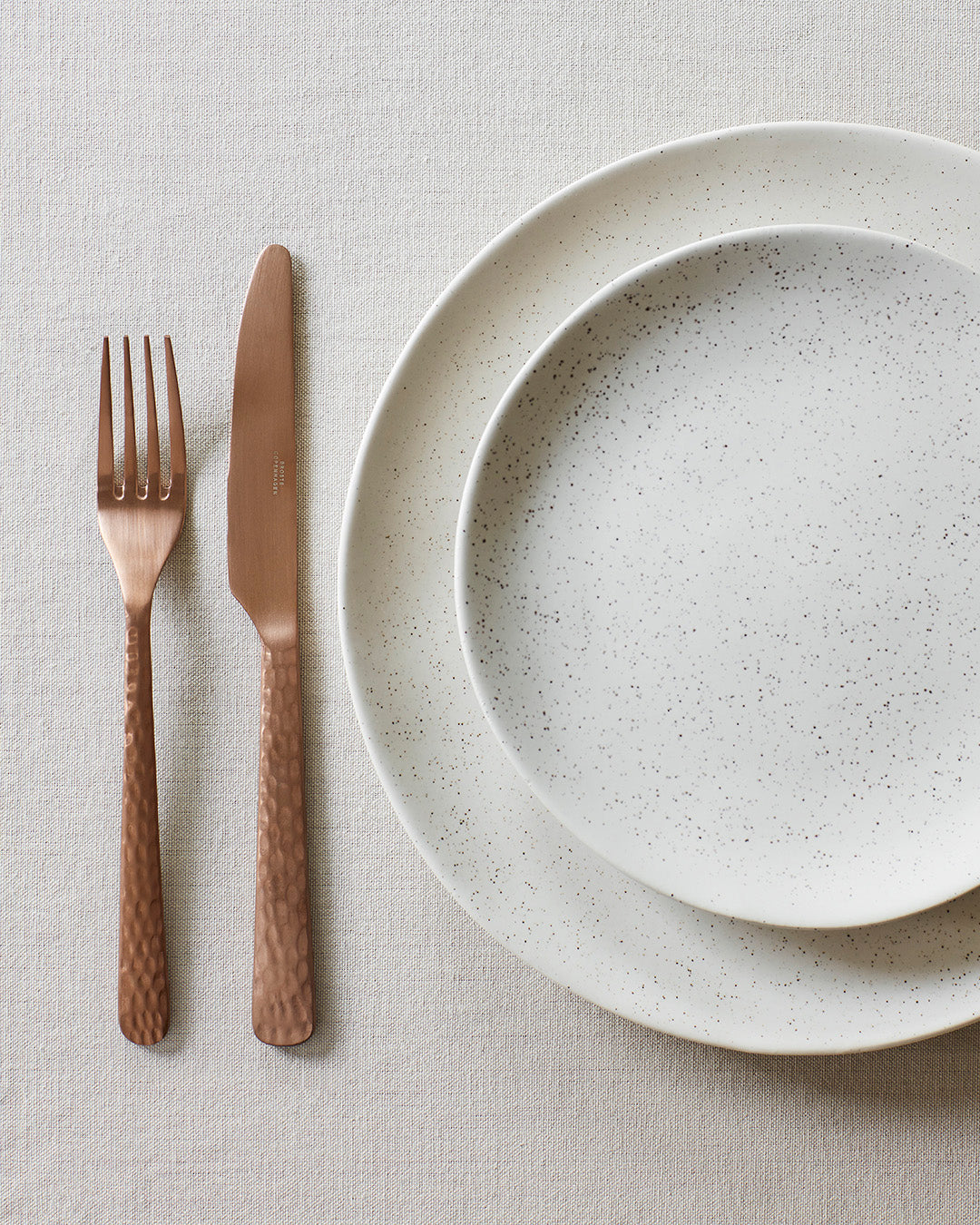 Hune hammered Dinner Fork