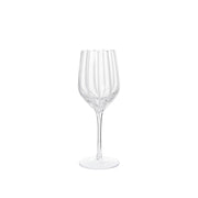 Stripe White Wine Glass