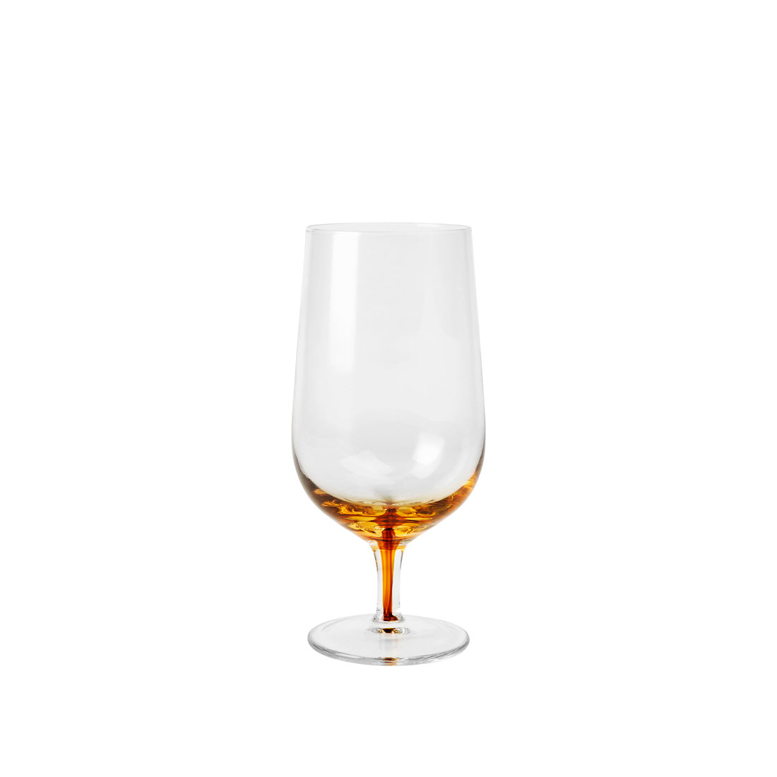 Amber Beer Glass