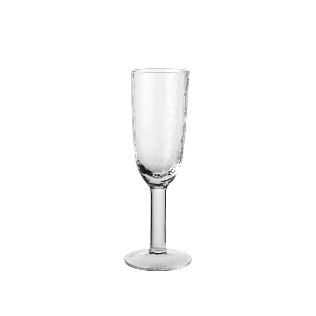 Hammered Champagne Glass