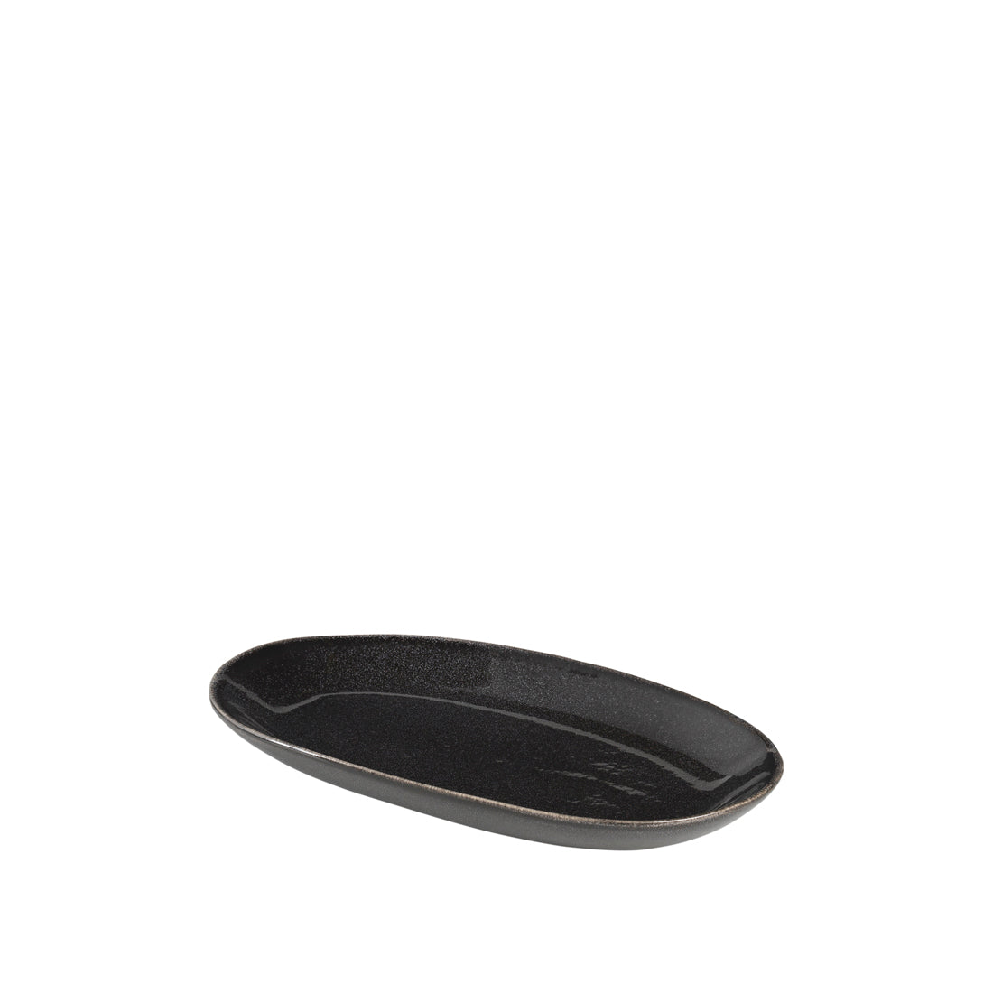 Nordic Coal Oval tallerken