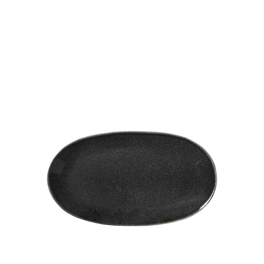 Nordic Coal Plate oval