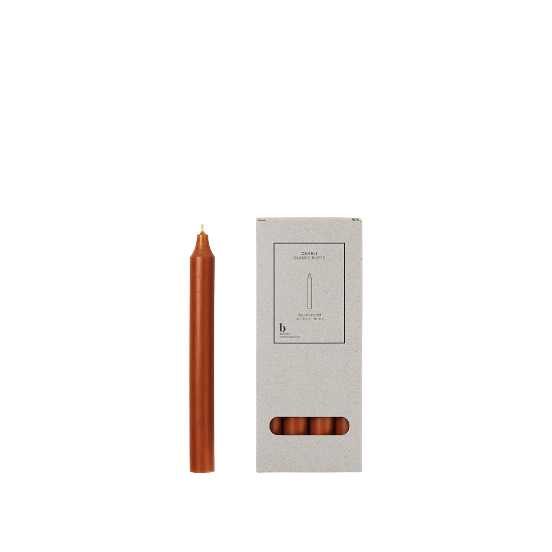 Rustic Bougie flambeau