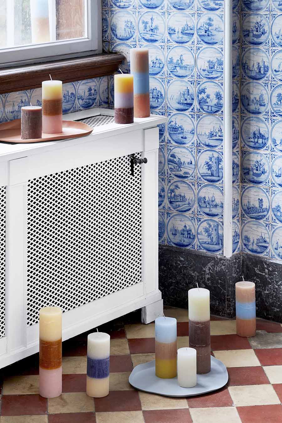 Rainbow Bougie rustiques