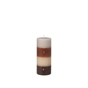Colourblock Calendar Candle