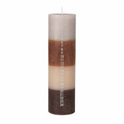 Colourblock Calendar Candle