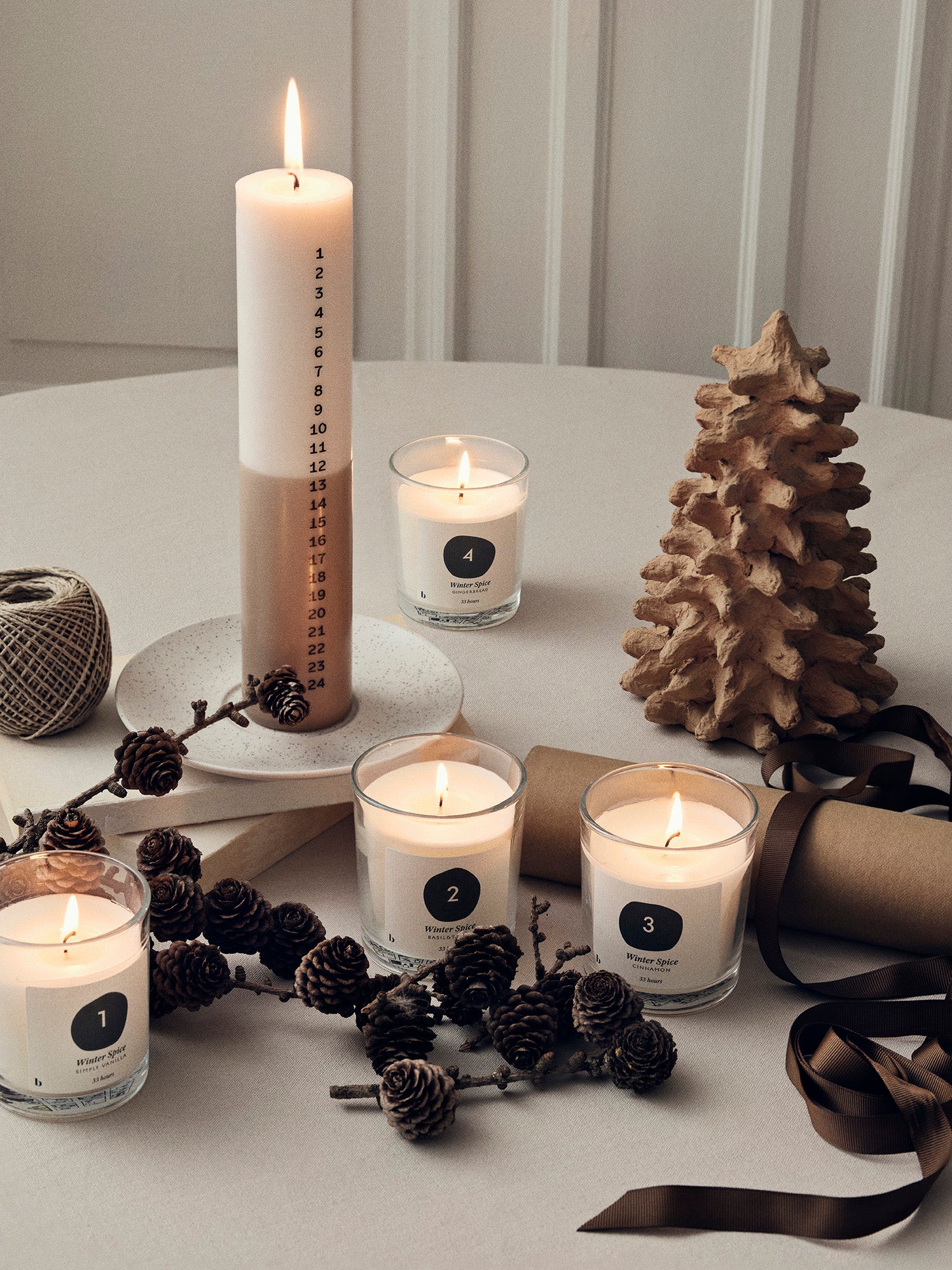 Broste  多層キャンドルセット Duo – Broste Copenhagen
