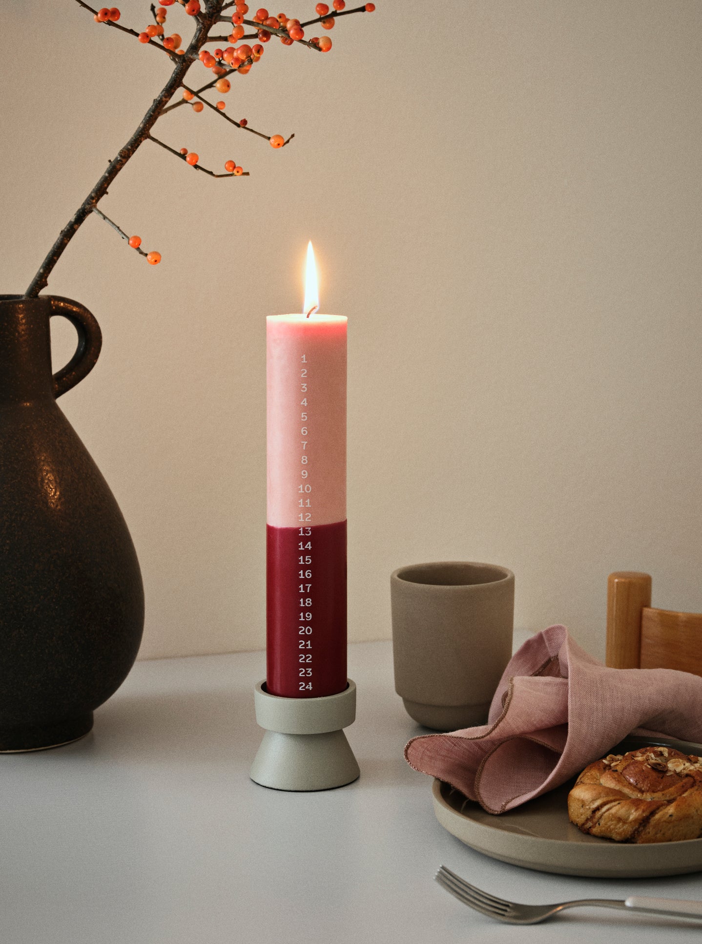 Duo Calendar Candle