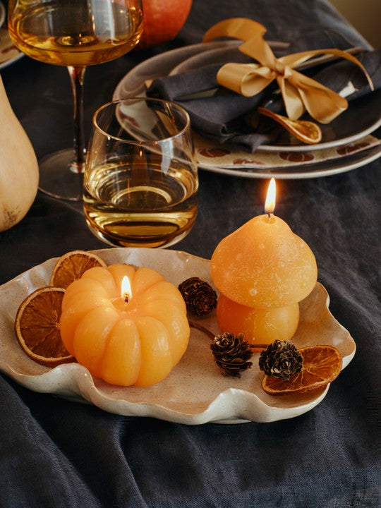 Pumpkin Figure Candle 