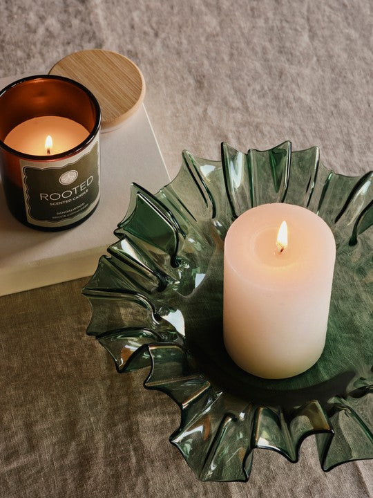 Rustic Pillar Candle