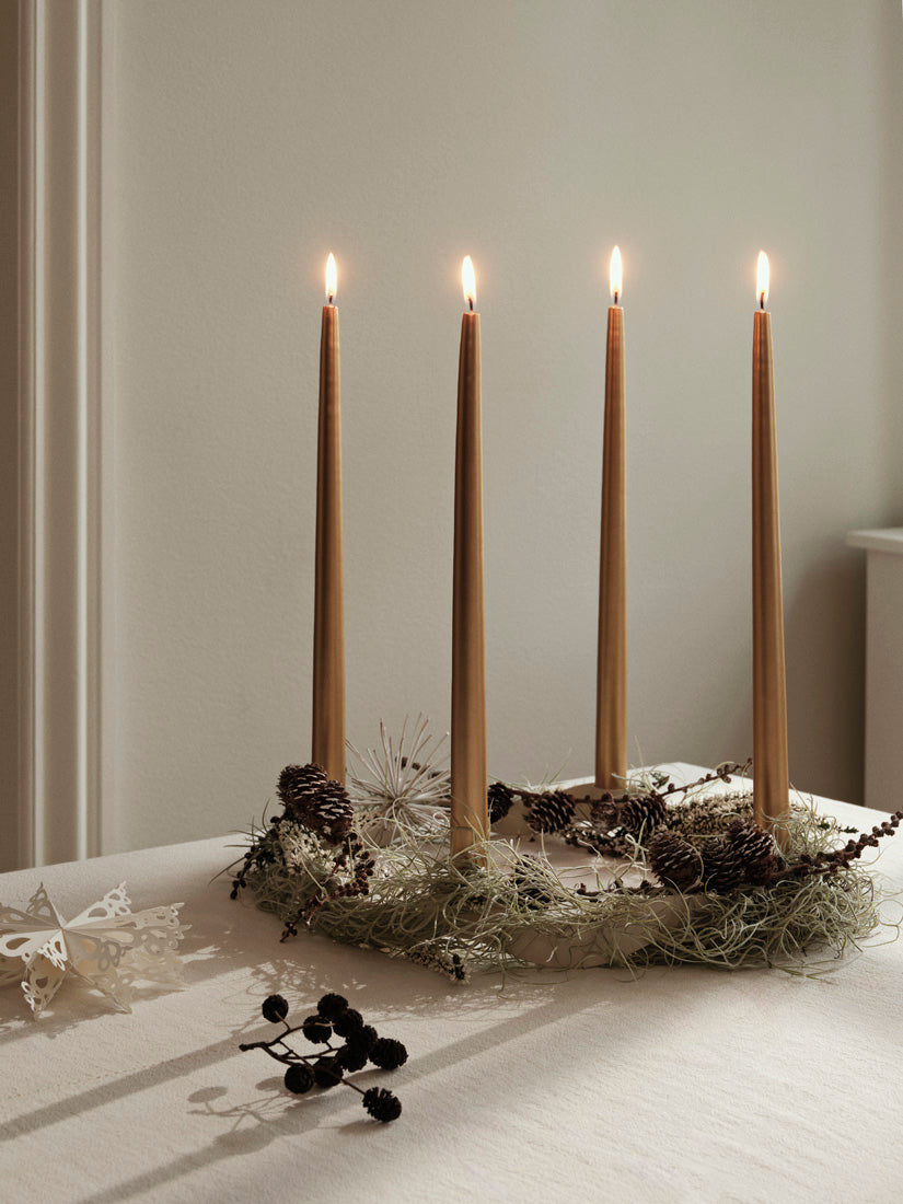 Smooth Glossy Taper Candle