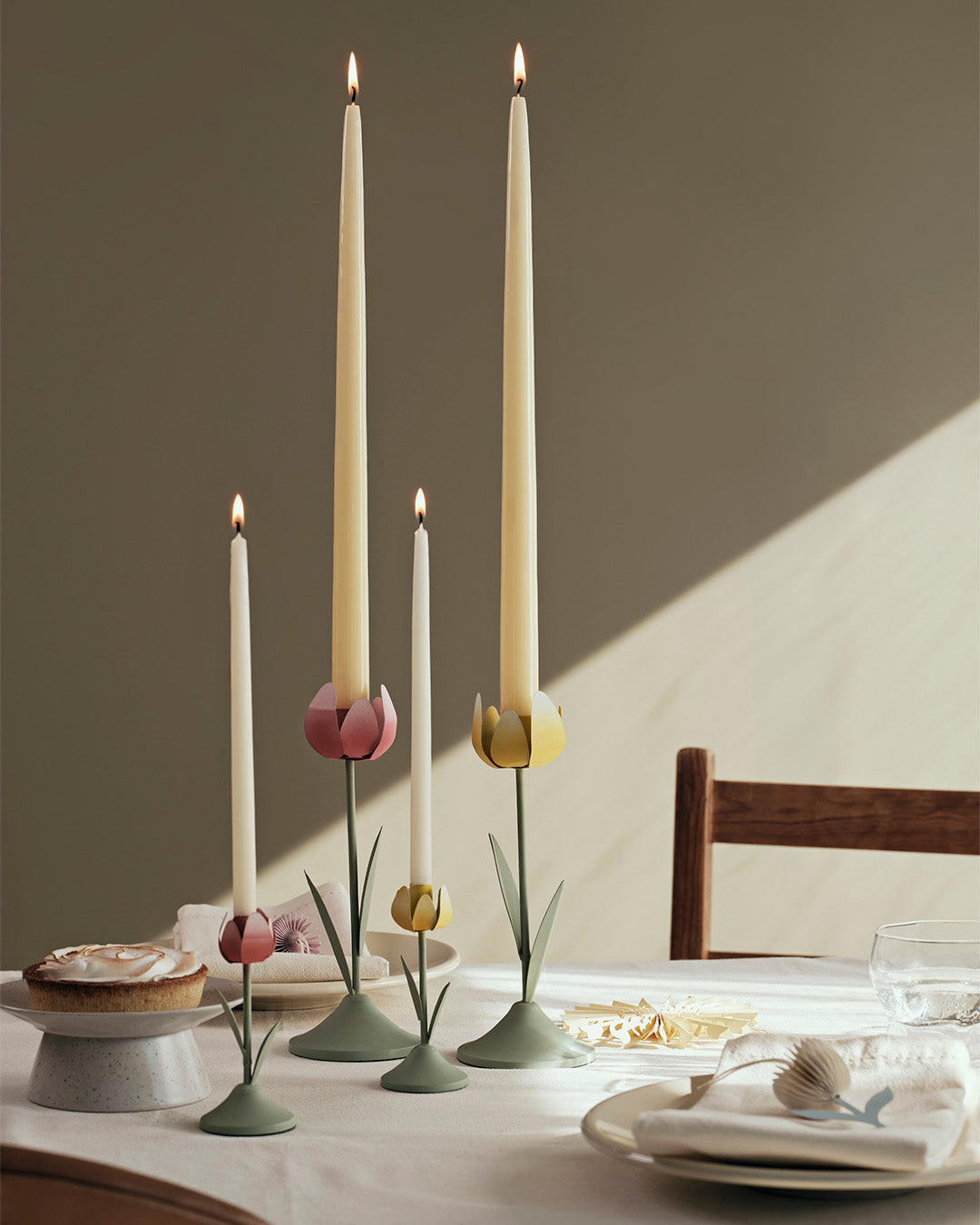 Smooth Glossy Taper Candle