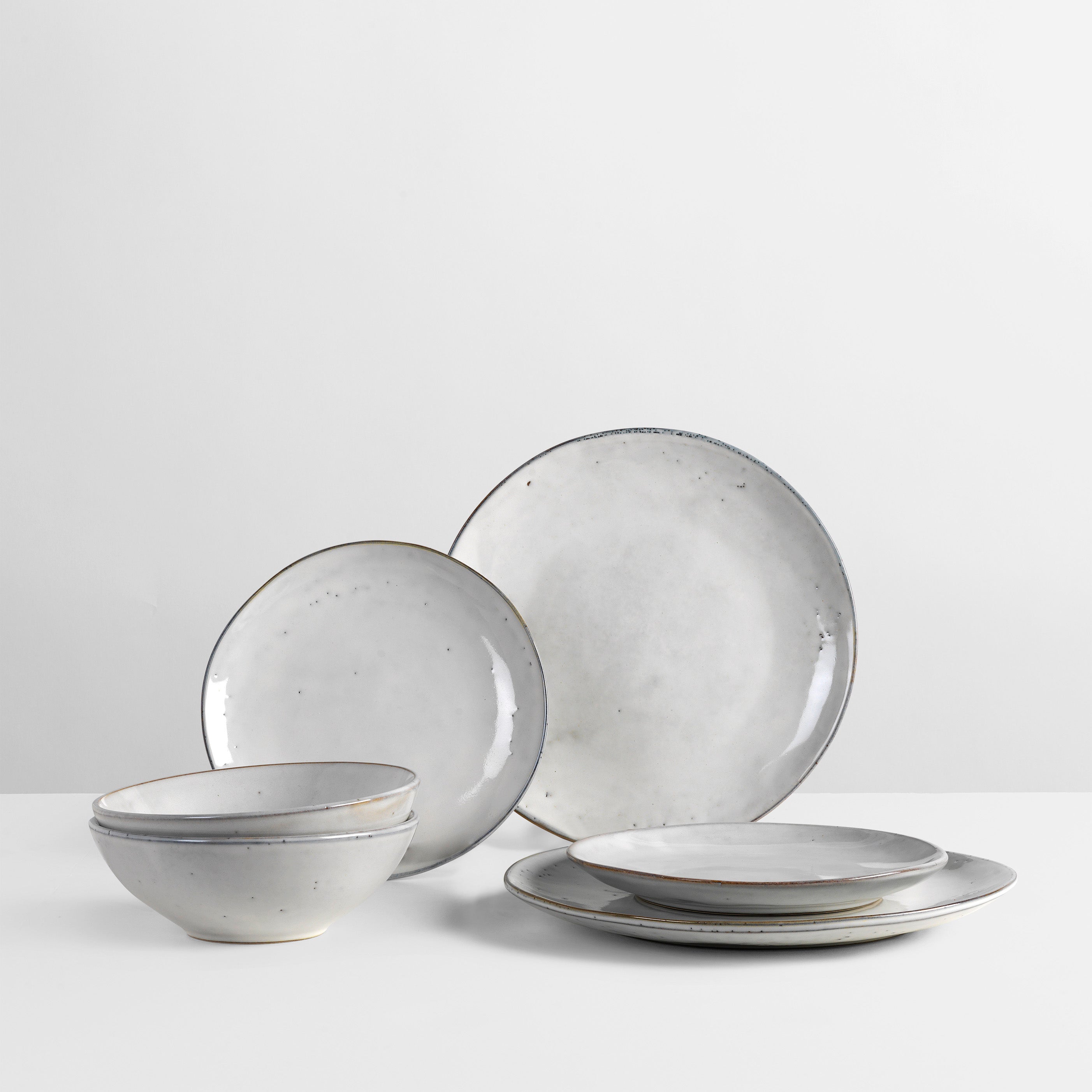 Nordic Sand Dinner Set for Two