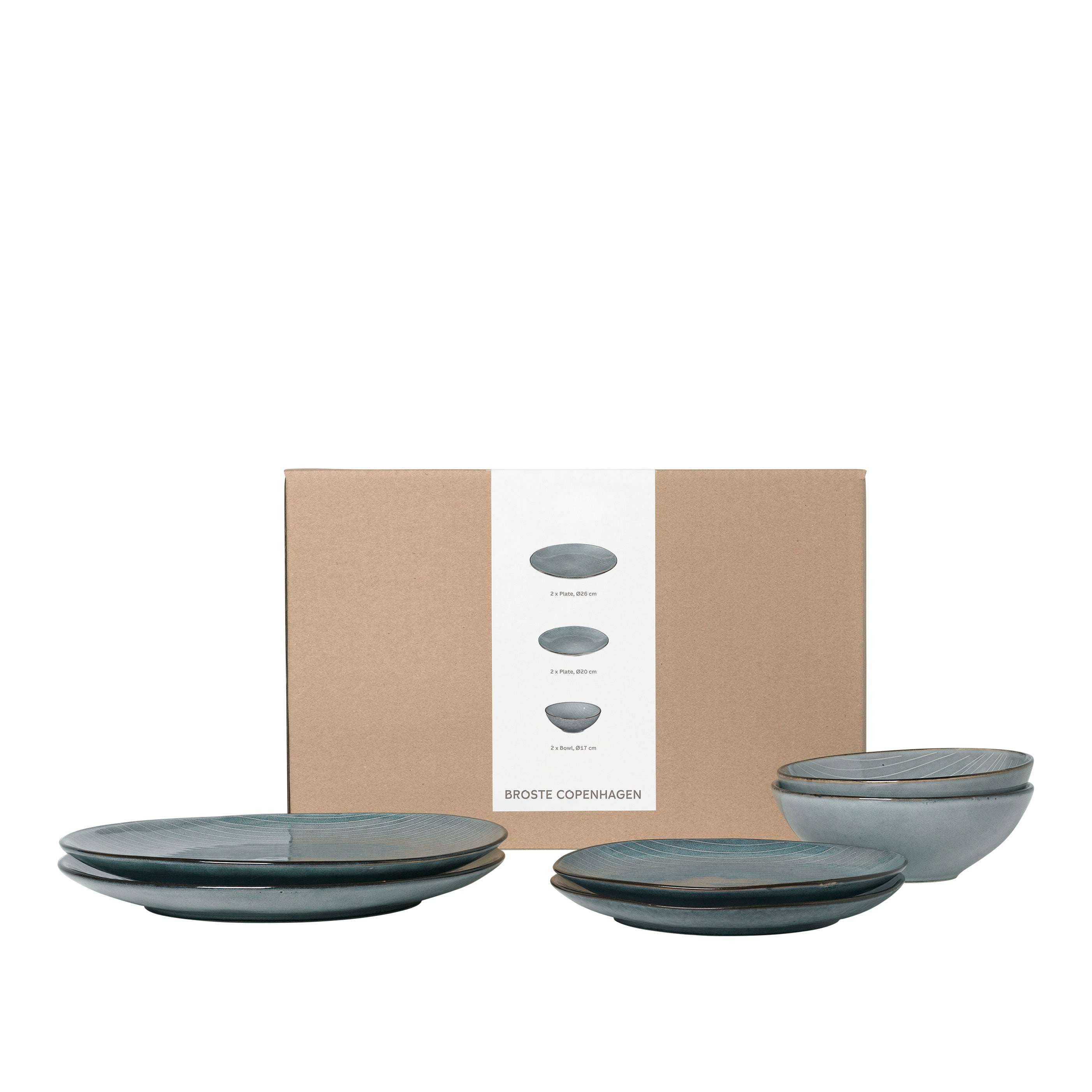 Nordic Sea Dinner Set for Two