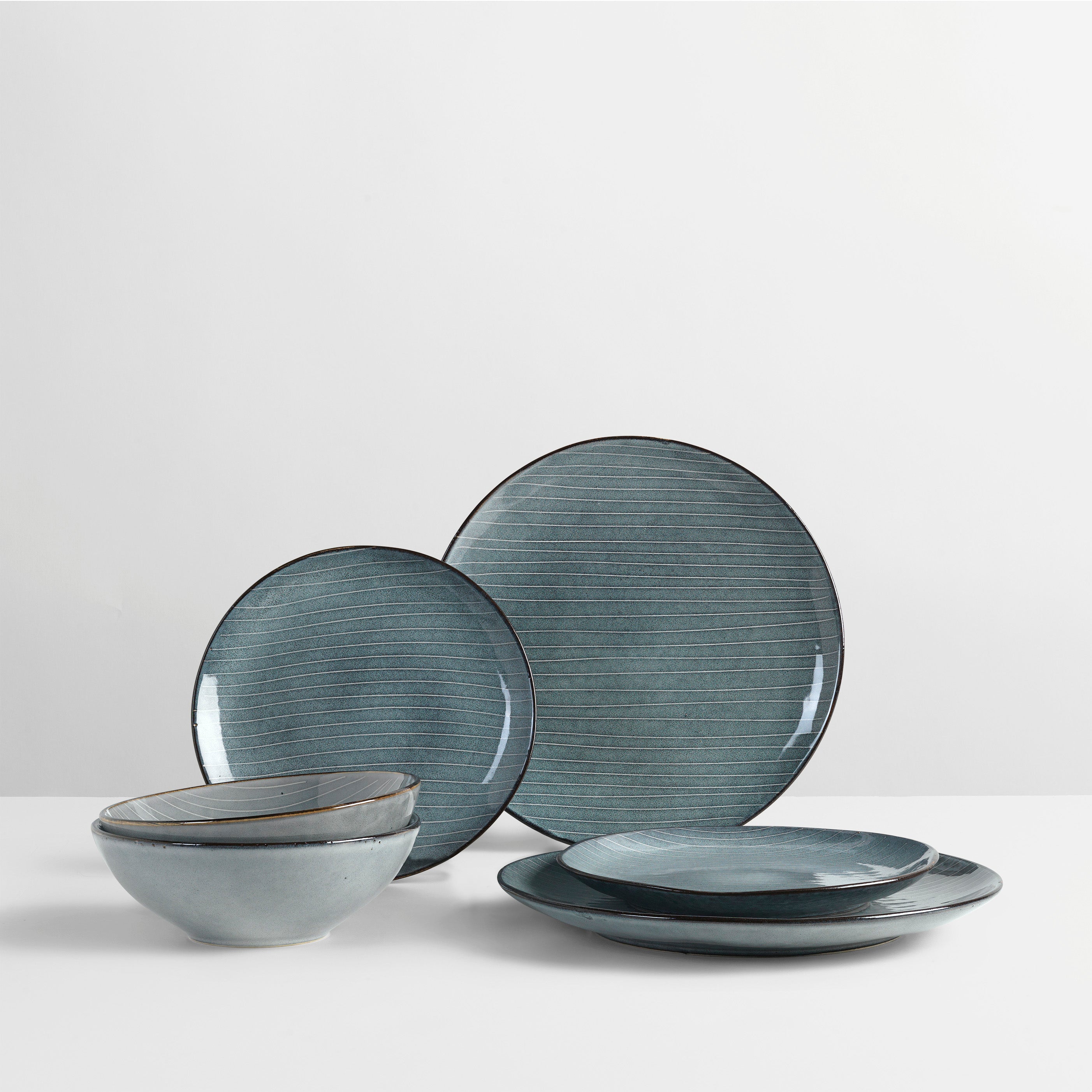 Nordic Sea Dinner Set for Two