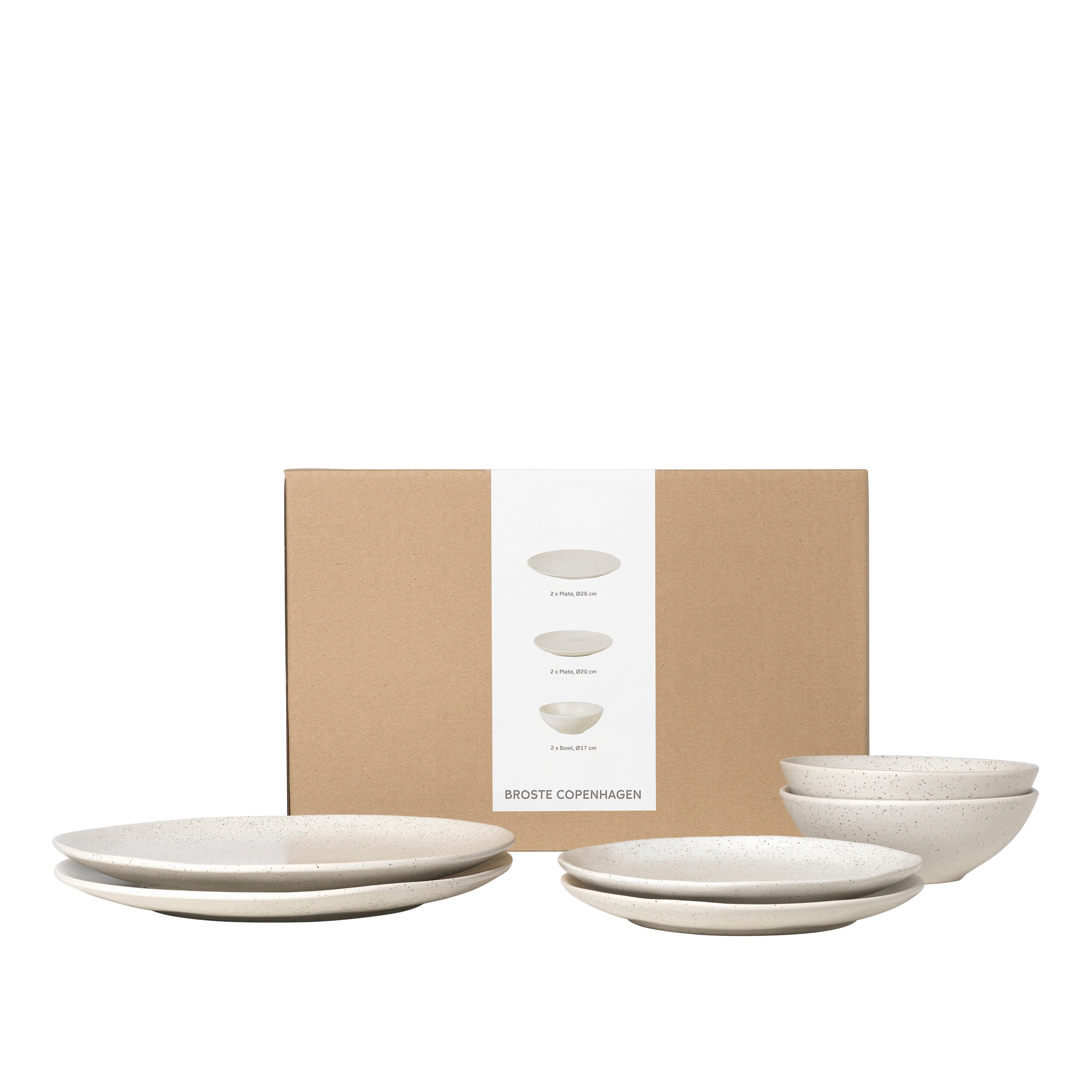 Nordic Vanilla Set de vaisselle pour deux