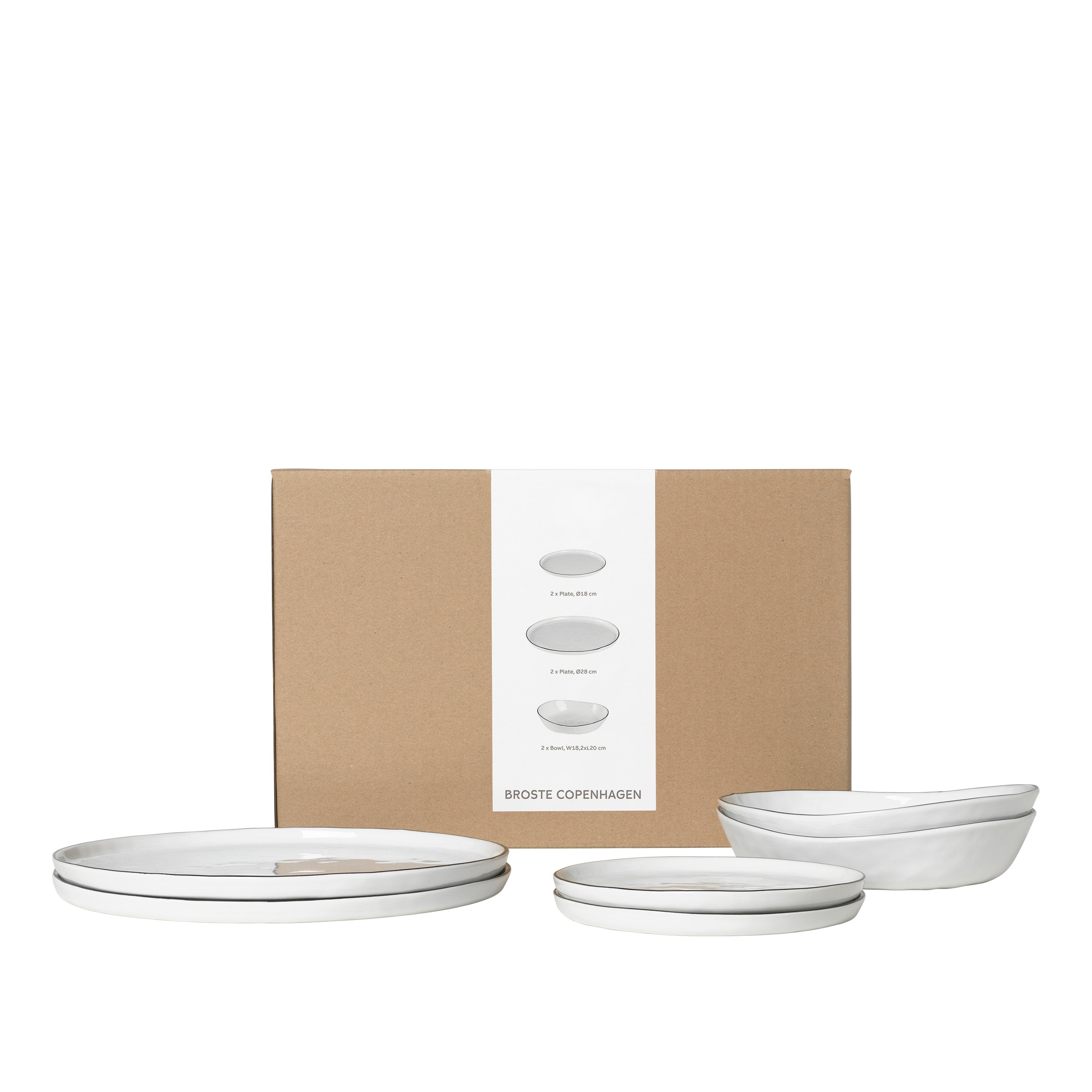 Salt Dinner Set for Two
