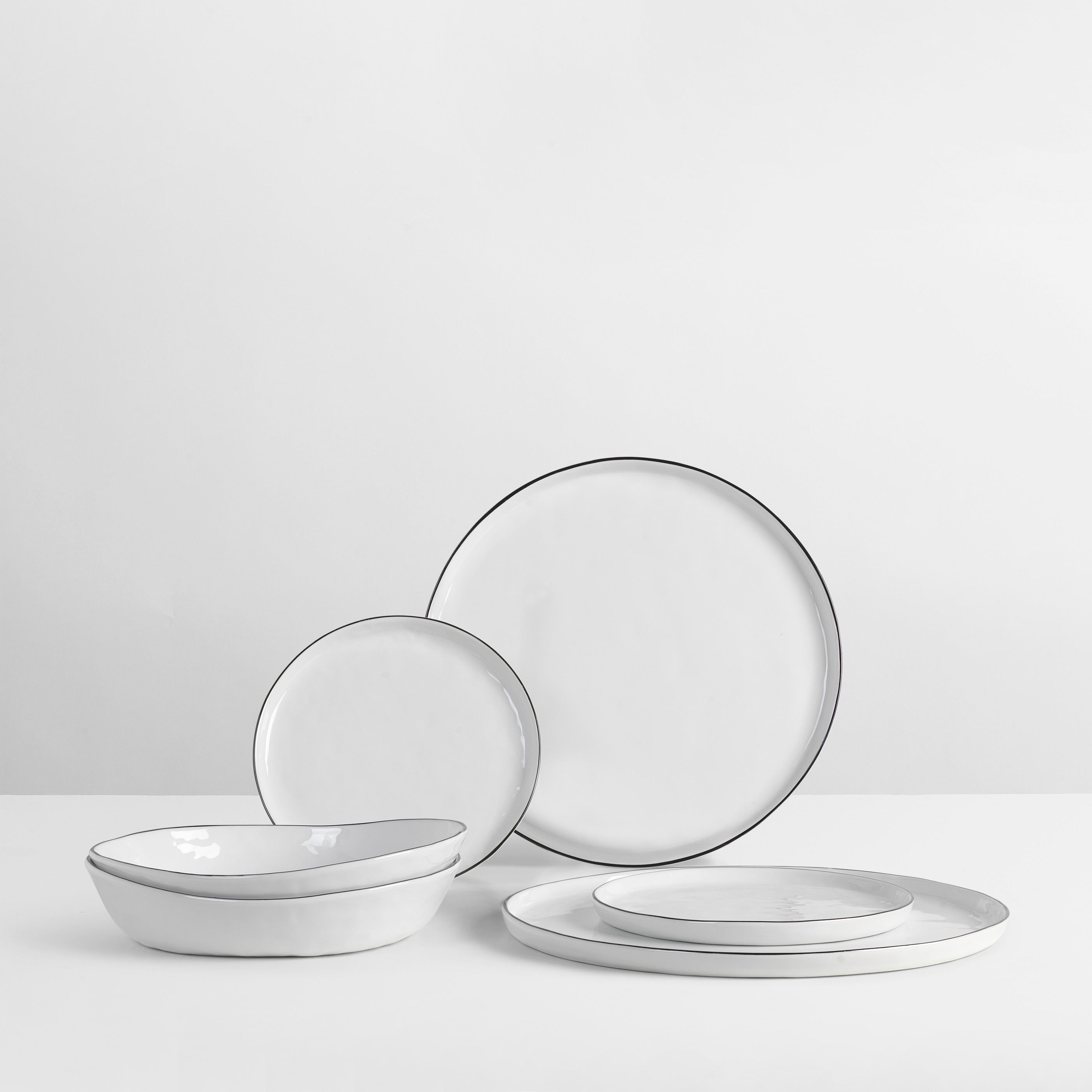 Salt Dinner Set for Two