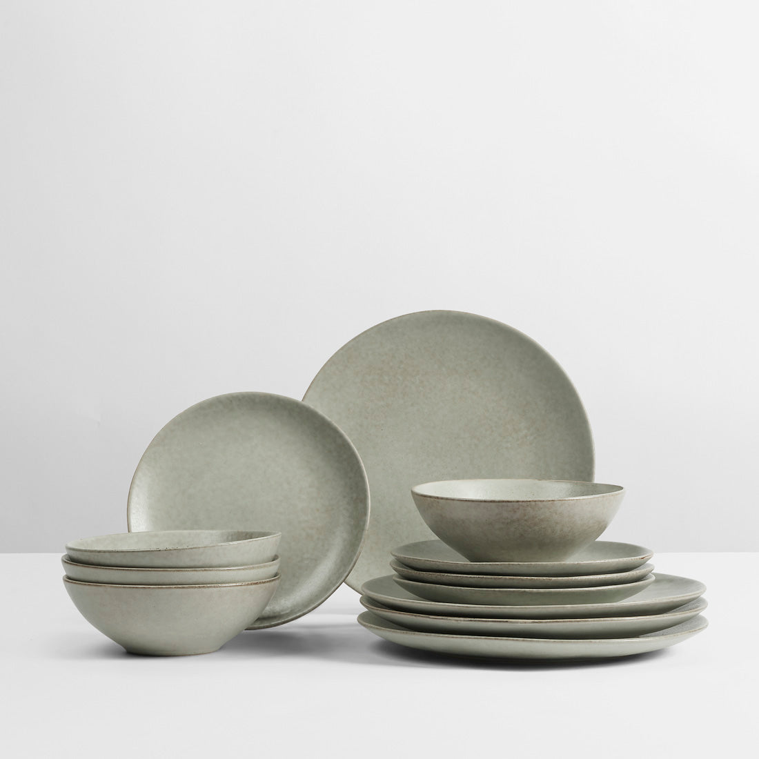 Nordic Marsh Set de vaisselle pour quatre