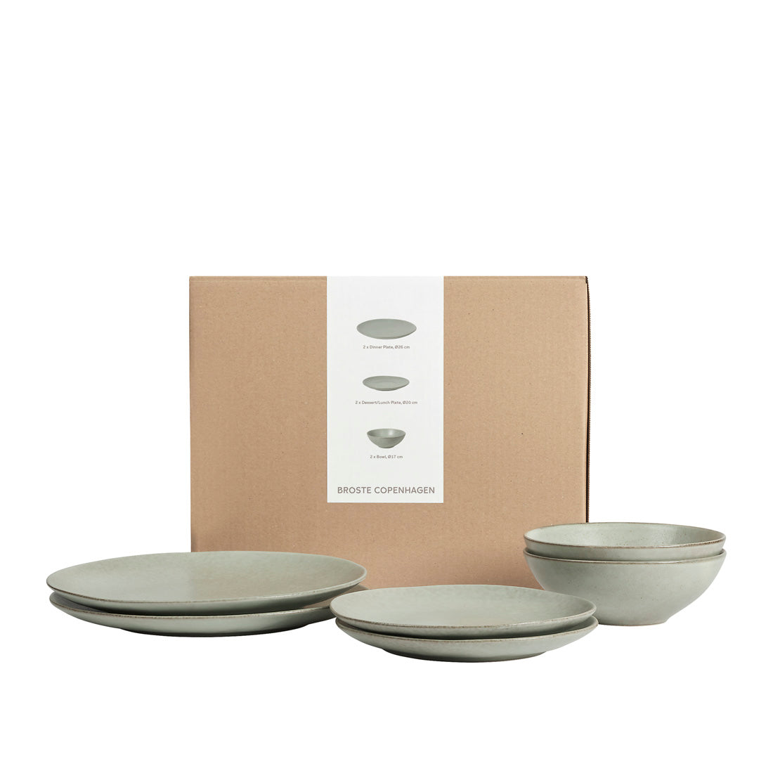 Nordic Marsh Geschirsets mittag für zwei