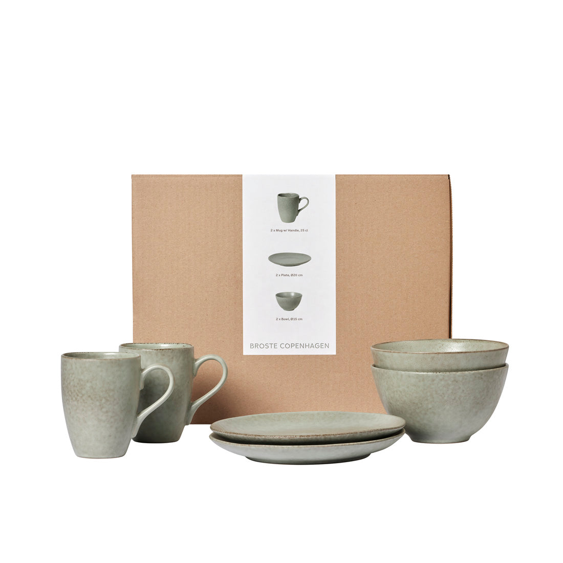 Nordic Marsh Set de vaisselle pour deux